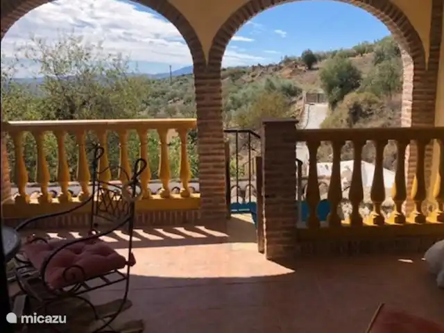 Finca El Sueno huren in Spanje, Andalusië, Pilarejo - villa Uitzicht vanaf het balkon boven ..