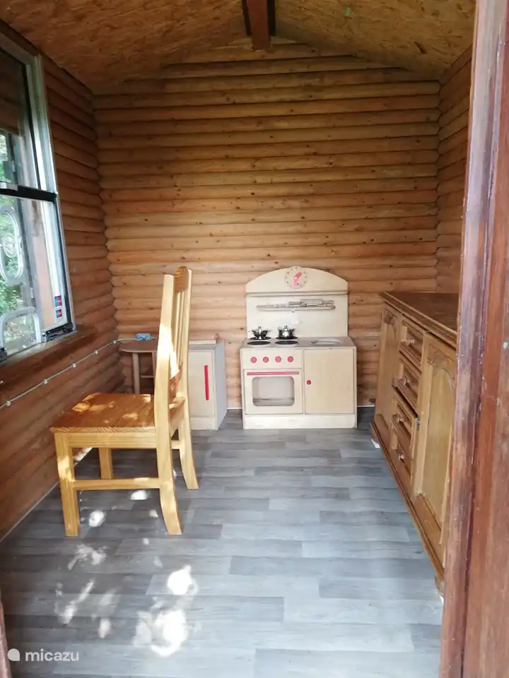 Das Innere des Spielhauses.