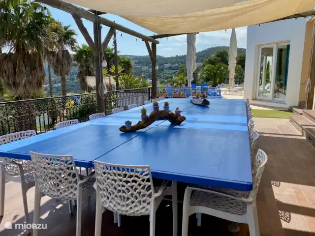 Location de Vacances Espagne, Costa Brava, Calonge, villa - XL Villa Calonge Salle à manger extérieure