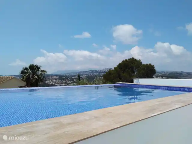 villa huren in Spanje, Costa Blanca, Moraira – Casa_44 Zeezicht over infinity zwembad