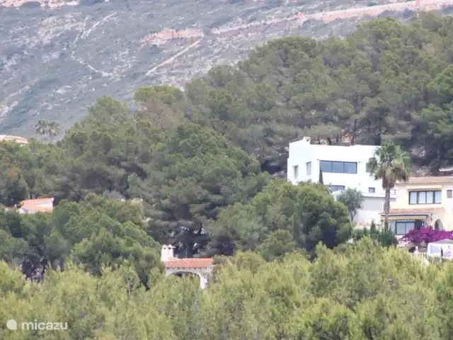villa huren in Spanje, Costa Blanca, Moraira – Casa_44 Situering vanuit de vallei