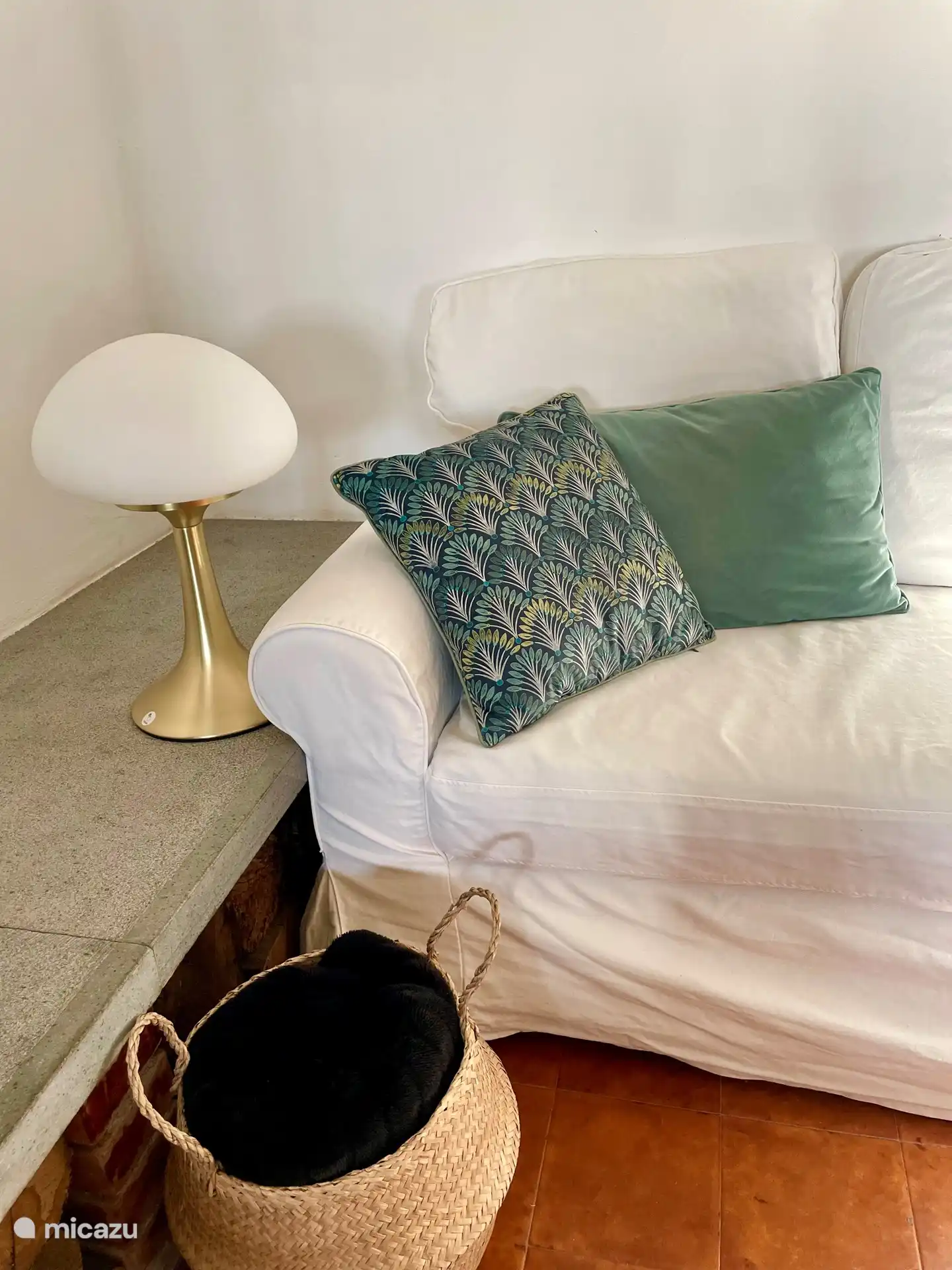 détail du coin salon