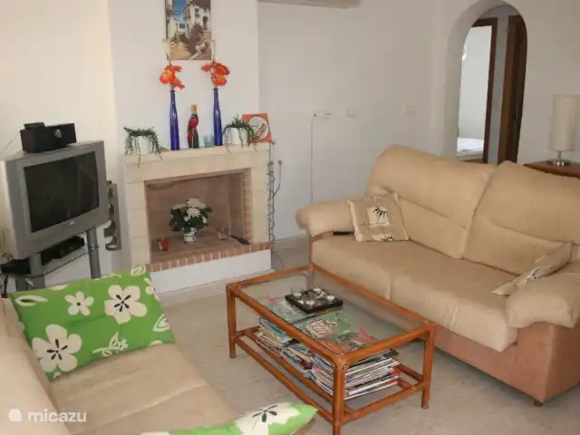 Vrijstaande villa met privé zwembad huren in Spanje, Costa Blanca, Gran Alacant - Santa Pola - vakantiehuis Woonkamer hoofdhuis