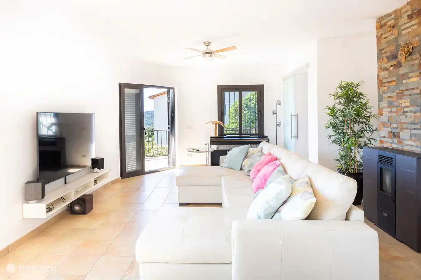 Living lounge with TV