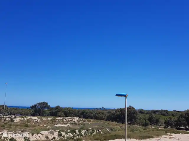 Residencial Puerto Marino en España, Costa Blanca, Guardamar del Segura - apartamento vista al mar desde el balcón si miras hacia el frente derecho