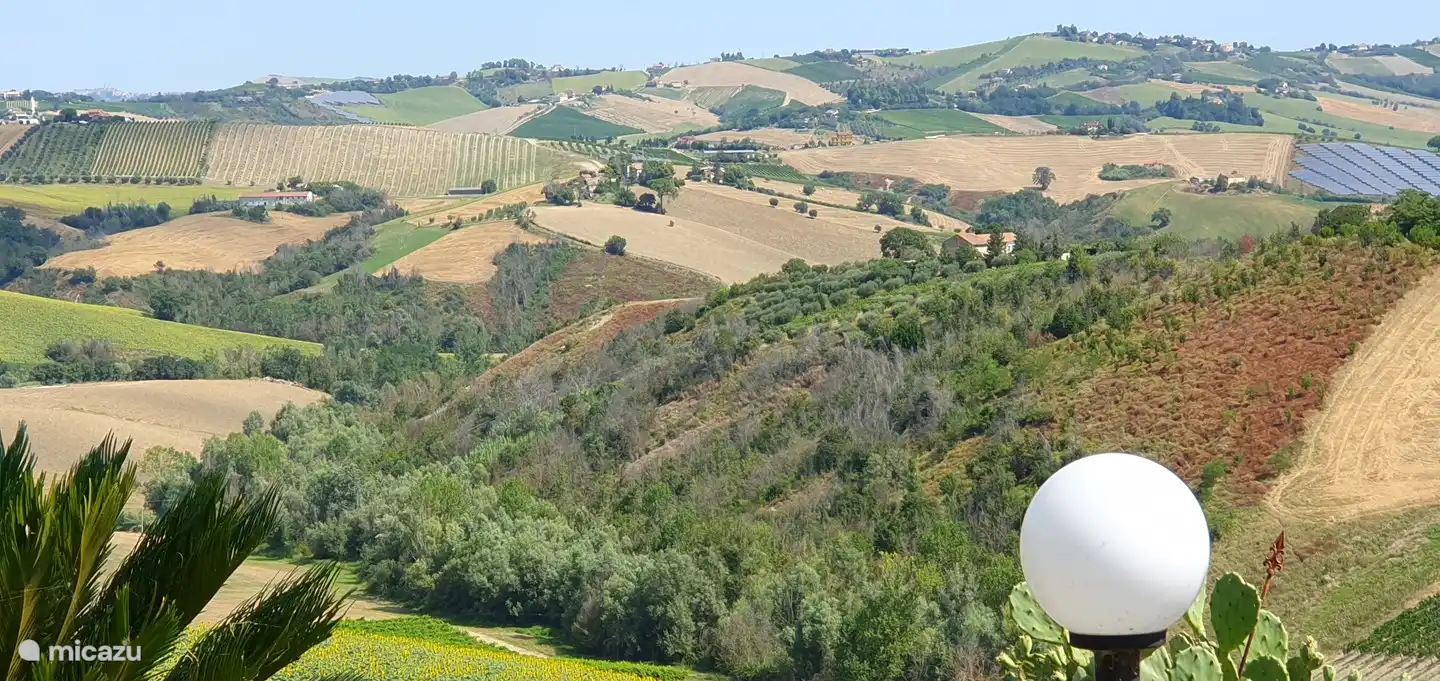 Schöner Panoramablick von einem der Schlafzimmer