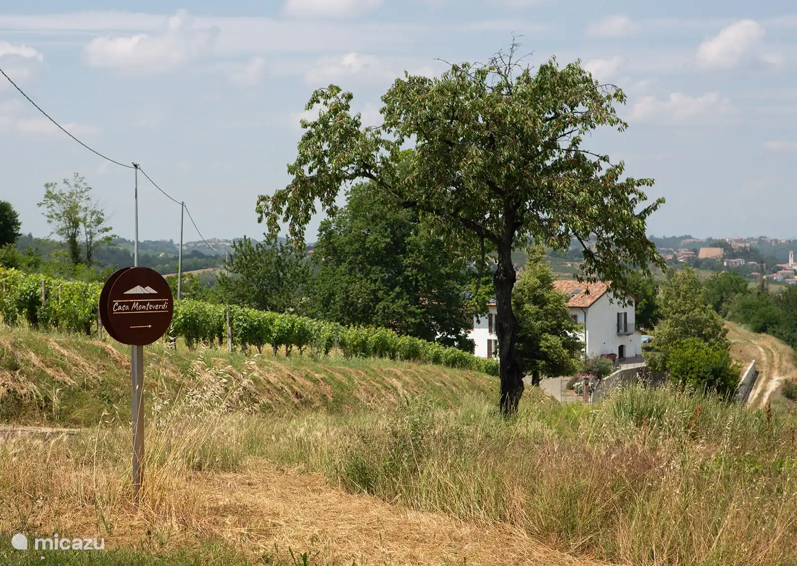 Camino de acceso a Casa Monteverdi