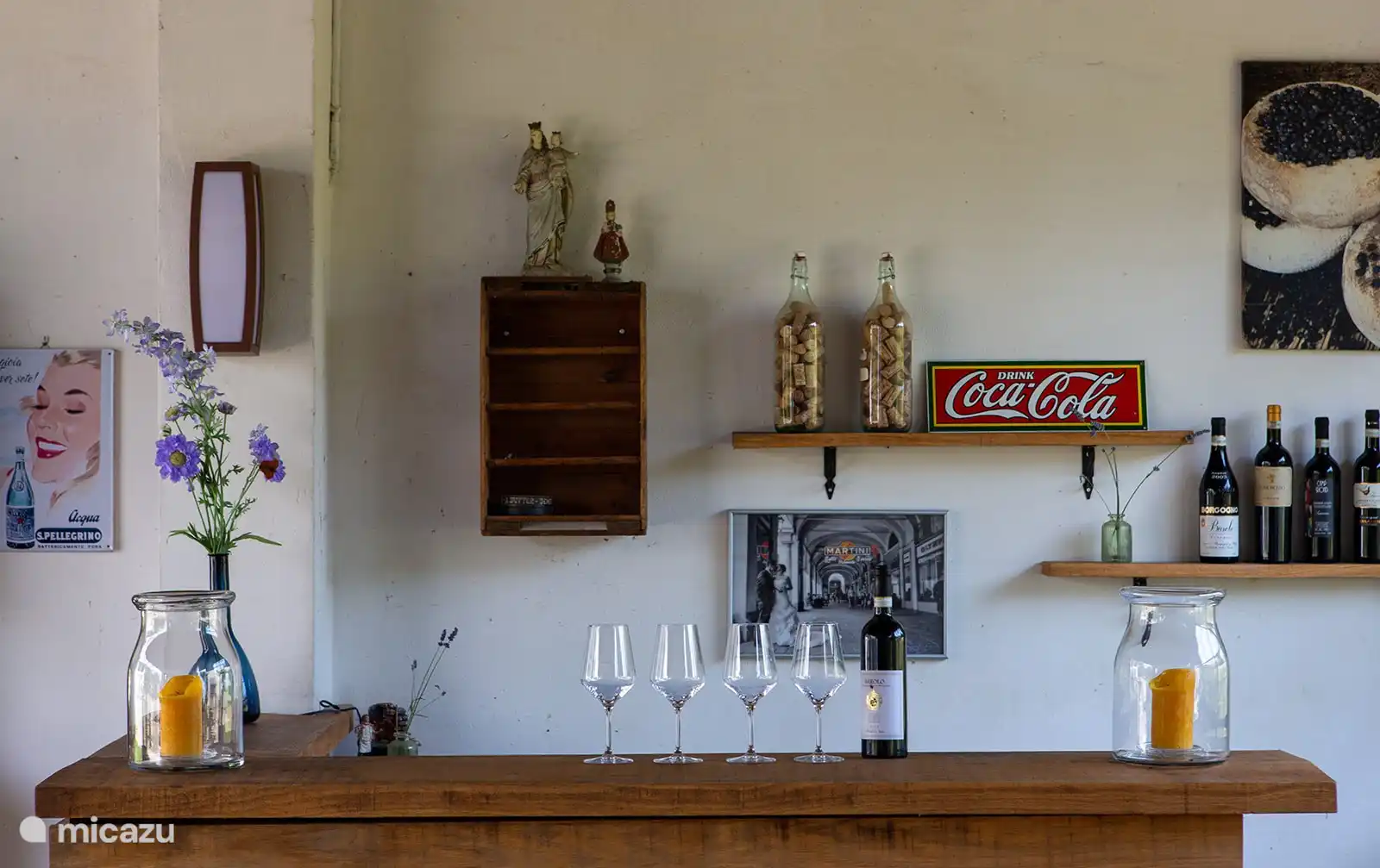 El bar de la pizzería