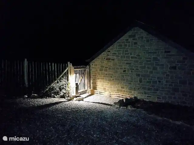 Casa de vacaciones El Couleye en Bélgica, Ardenas, Durbuy - casa vacacional iluminación del jardín