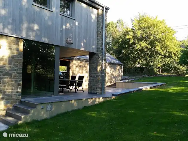 Casa de vacaciones El Couleye en Bélgica, Ardenas, Durbuy - casa vacacional Terraza al frente