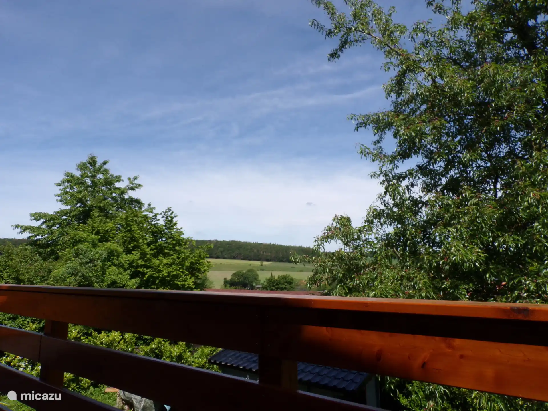 Uitzicht vanuit woonkamer
