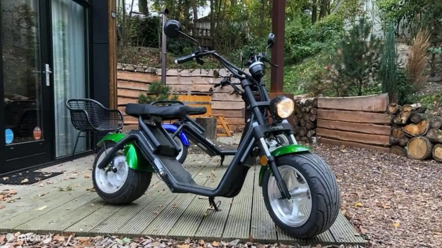 Mit einem im Park gemieteten E-Chopper können Sie die Gegend auf entspannte und umweltfreundliche Weise entdecken!