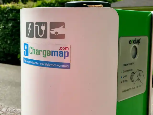 villa en Países Bajos, Güeldres, Beekbergen – La casa del estanque de Veluwe - ÚLTIMA HORA ¡También se piensa en estaciones de carga para coches eléctricos! Están ubicados en el estacionamiento de la recepción.