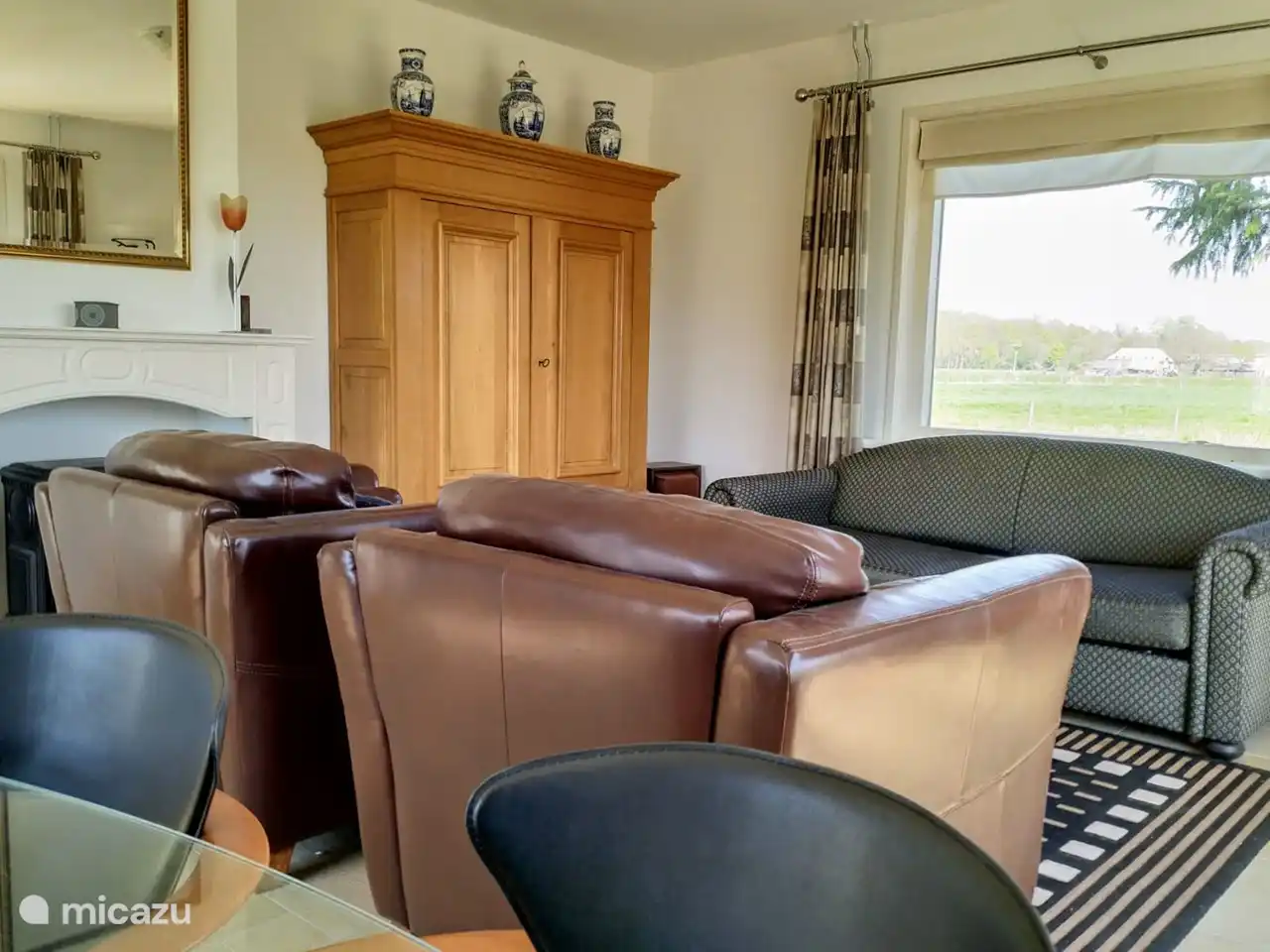 Wohnzimmer Sitzecke und TV