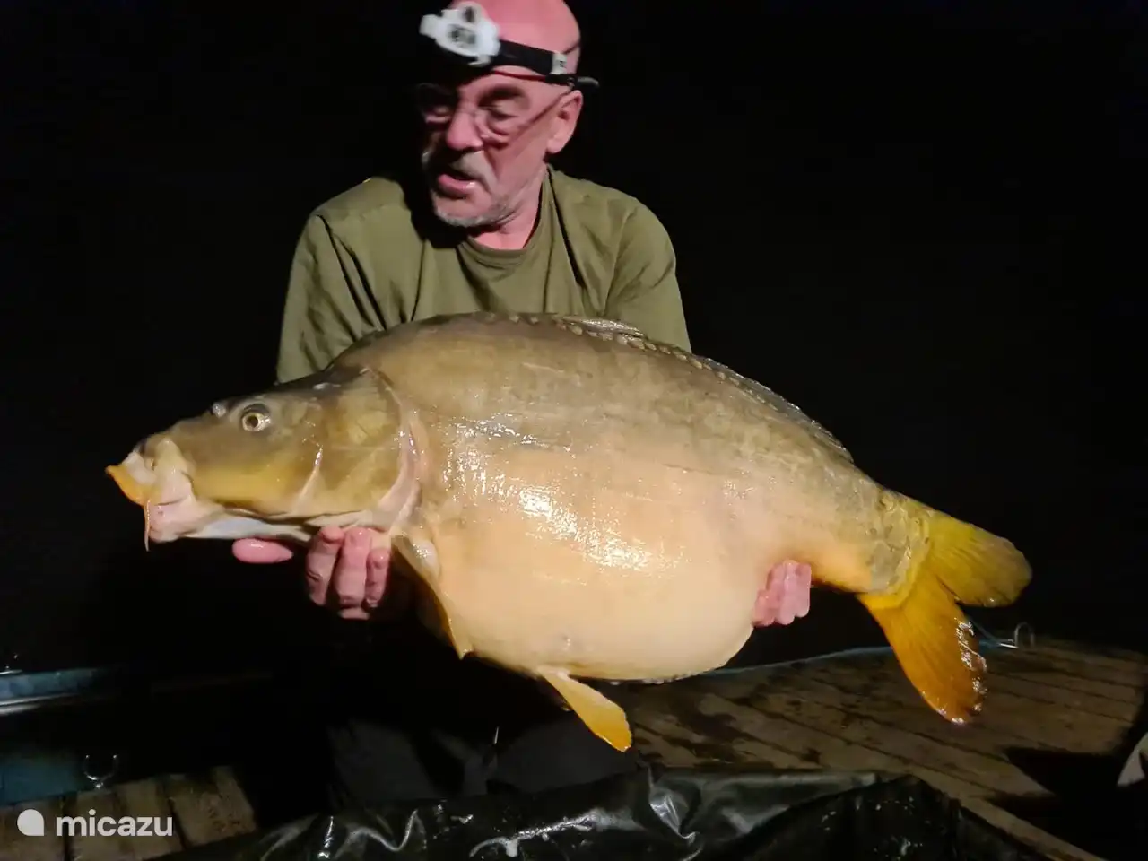 Glenn satisfied with this common carp