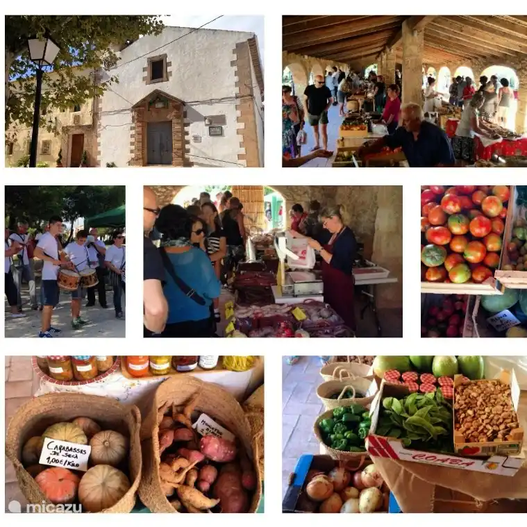 De nombreux marchés agréables dans la région