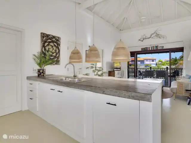 Location de Vacances Bonaire, Bonaire, Kralendijk, maison de vacances - Waterlands Villa Sol cuisine