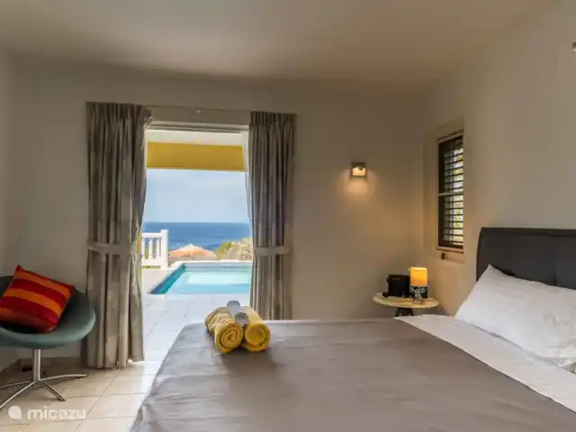 Hummingbird Villa | Curaçao, Banda Abou (ouest), Coral Estate, Rif St.Marie - villa Chambre océan