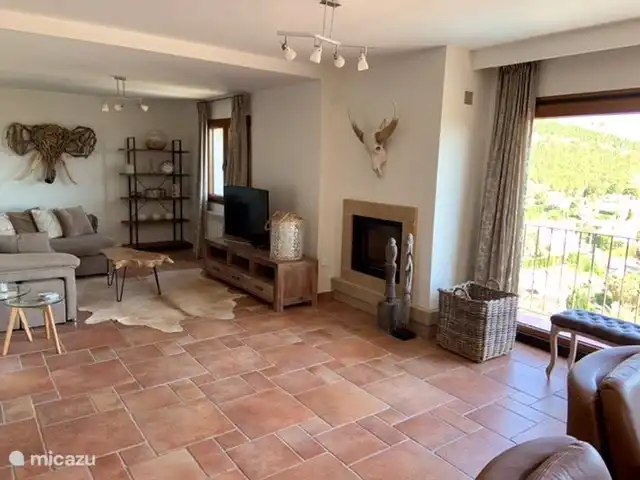 Villa Búho y Bolero en España, Costa Blanca, Moraira - villa Sala de estar de la villa principal