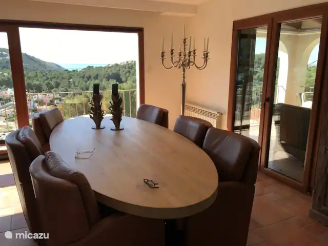 Villa Búho y Bolero en España, Costa Blanca, Moraira - villa Mesa de comedor villa principal