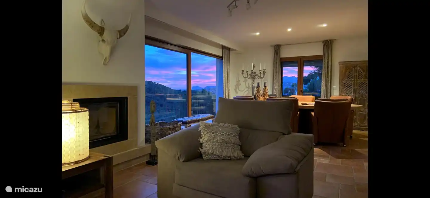 Blick vom Wohnzimmer