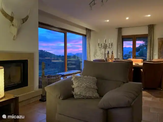 Villa Búho y Bolero en España, Costa Blanca, Moraira - villa Vista desde la sala de estar
