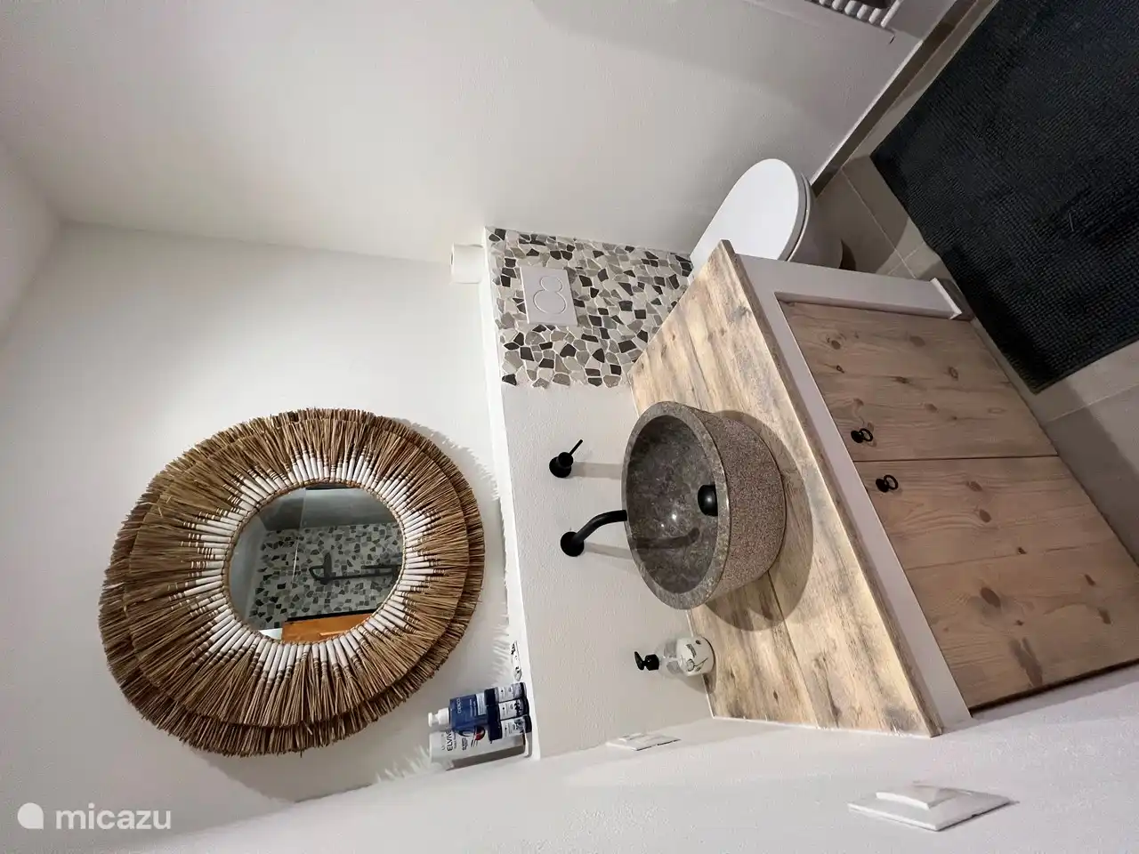 Badezimmer Gästehaus.