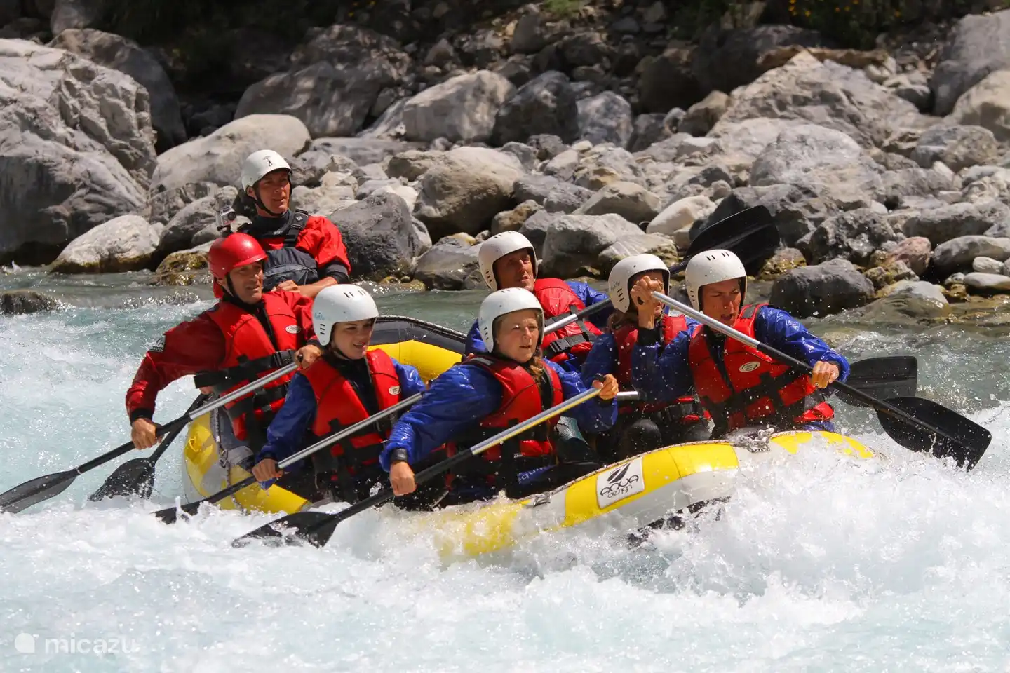 Rafting auf Gebirgsflüssen