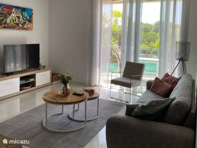 Casita Guardamar en España, Costa Blanca, Guardamar del Segura - penthouse Sala de estar con Smart TV