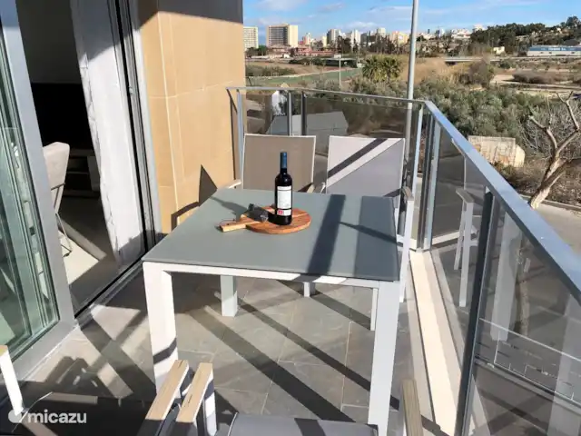 Casita Guardamar en España, Costa Blanca, Guardamar del Segura - penthouse Balcón fuera de la sala de estar