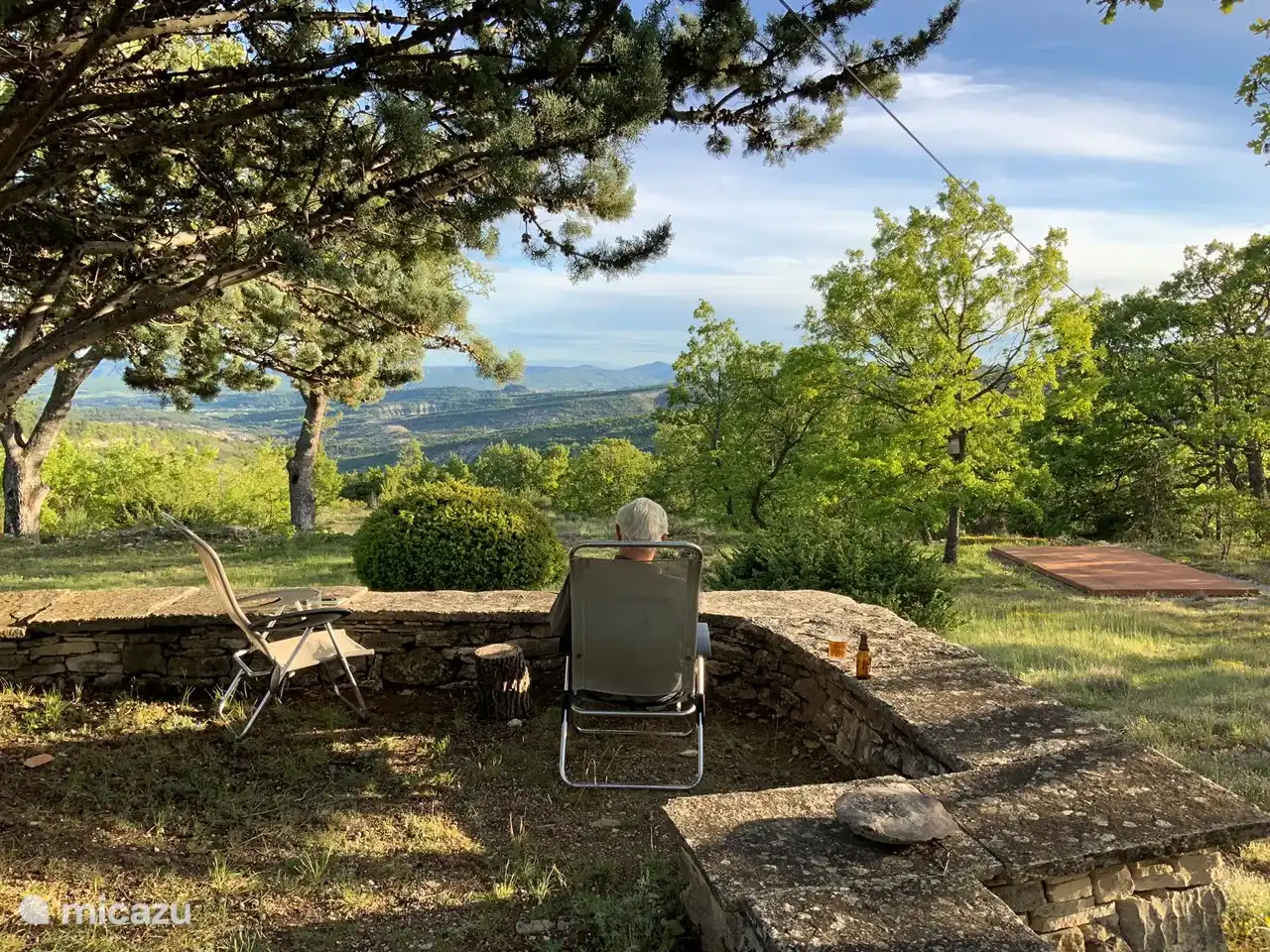 view from our favorite place on the terrace