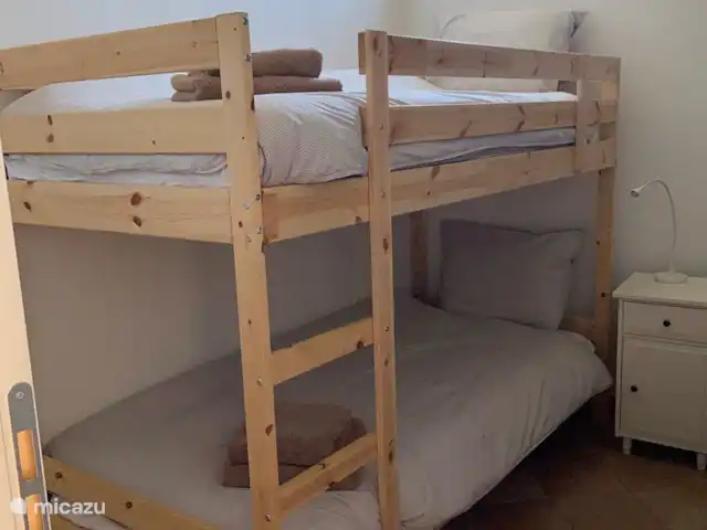 Villa Roccace - La Cucina | Italie, Ombrie, Tuoro sul Trasimeno - appartement Chambre avec lit superposé