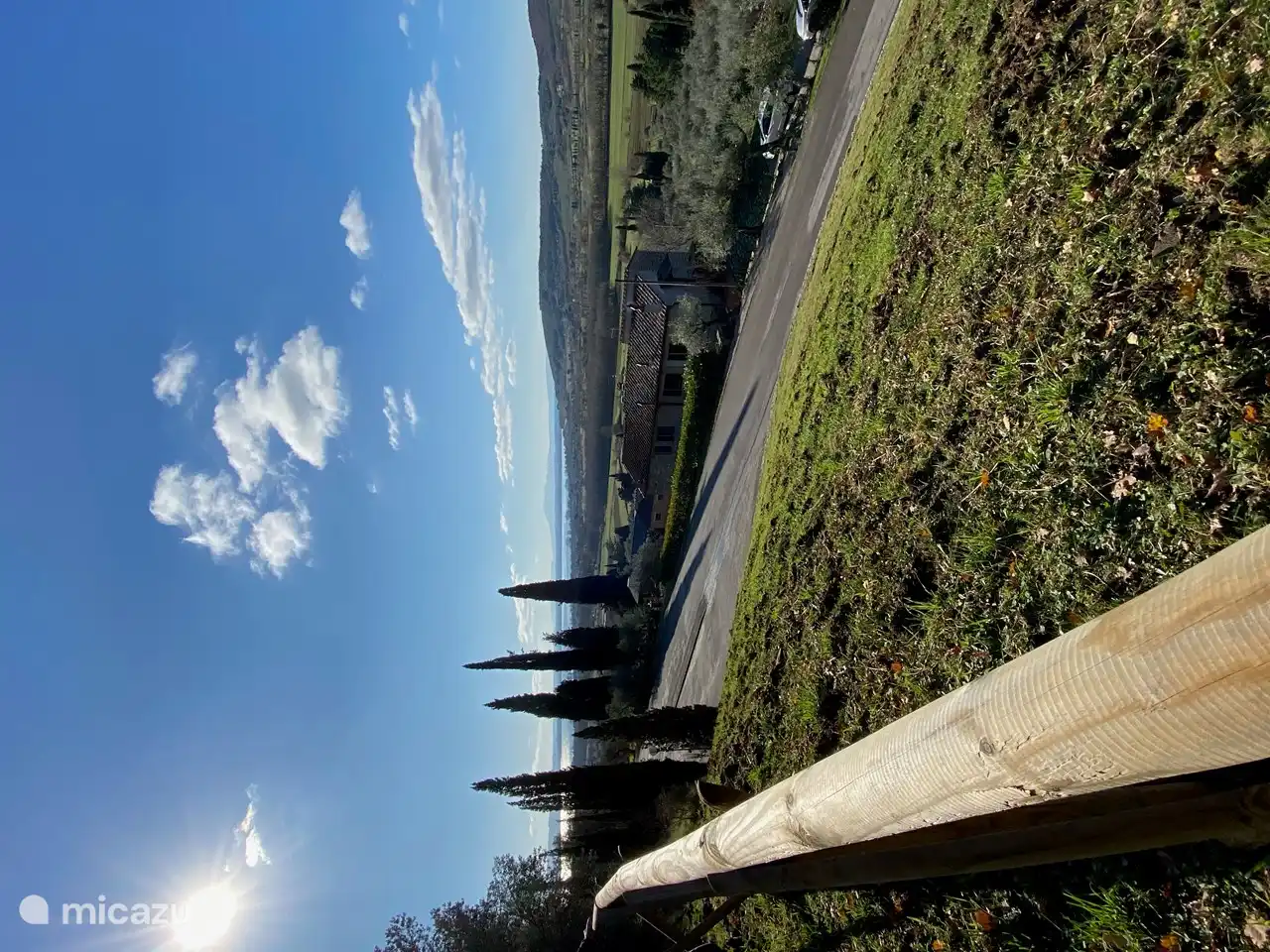 der Weg zu unserer Villa