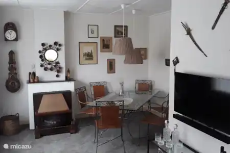 Vakantiehuis Nederland, Zeeland, Sint Annaland vakantiehuis Taandemeulen huiskamer