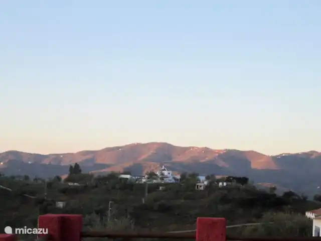 casa la chaparra en España, Andalucía, Riogordo - casa vacacional Ver con el sol de la tarde