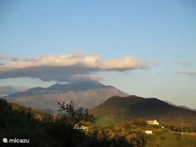 casa la chaparra en España, Andalucía, Riogordo - casa vacacional Esta es la vista desde la casa.