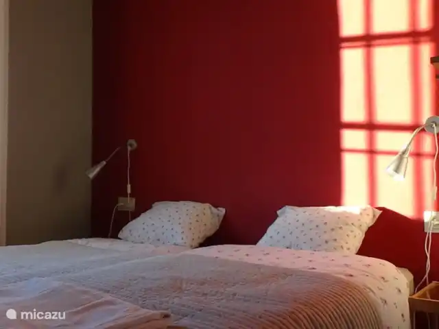 casa la chaparra en España, Andalucía, Riogordo - casa vacacional dormitorio con aire acondicionado