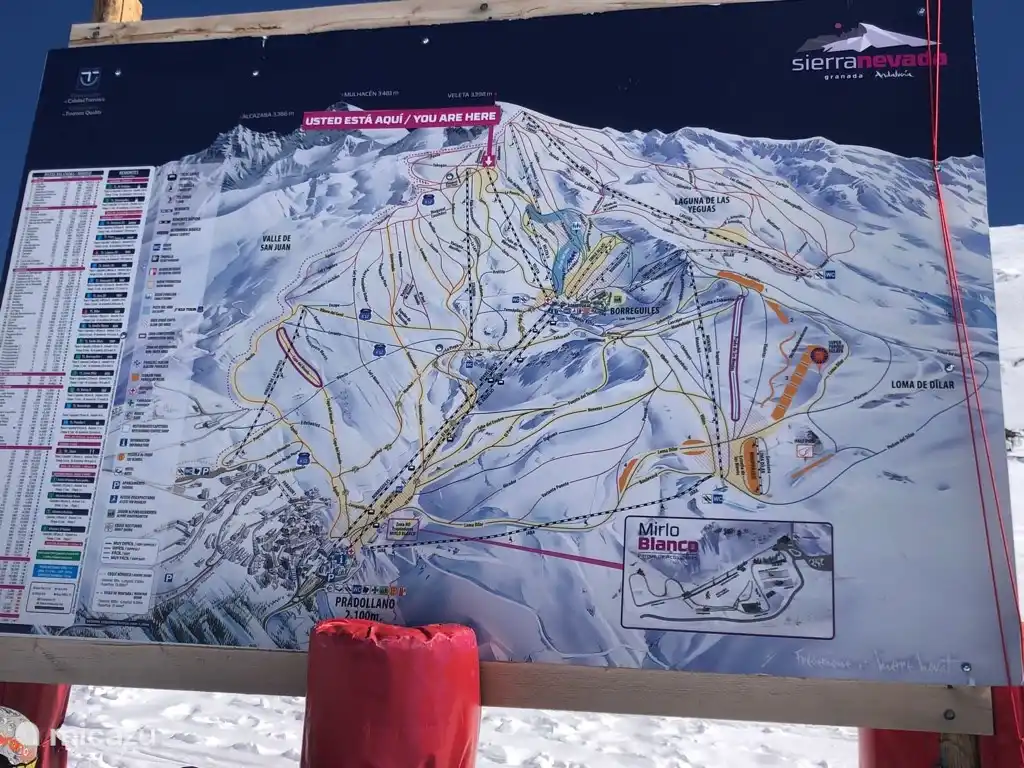 Sierra Nevada tiene muchas pistas de esquí