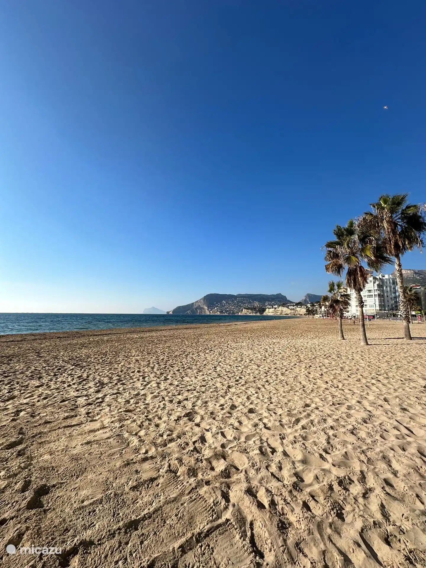 Geweldige strand La Fossa in Calpe 