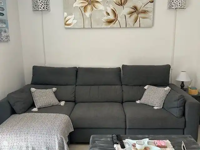 Casa Bonita huren in Spanje, Costa Blanca, Calpe - vakantiehuis Heerlijke lounge bank met uitschuifgedeelte