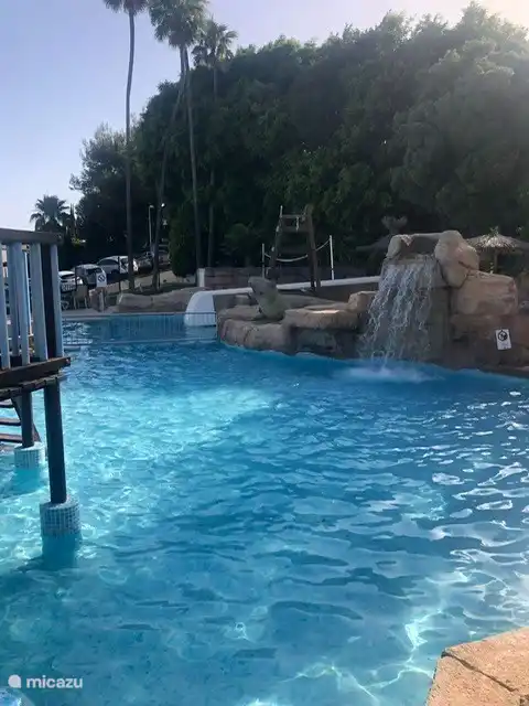 The paddling pool with waterfall 