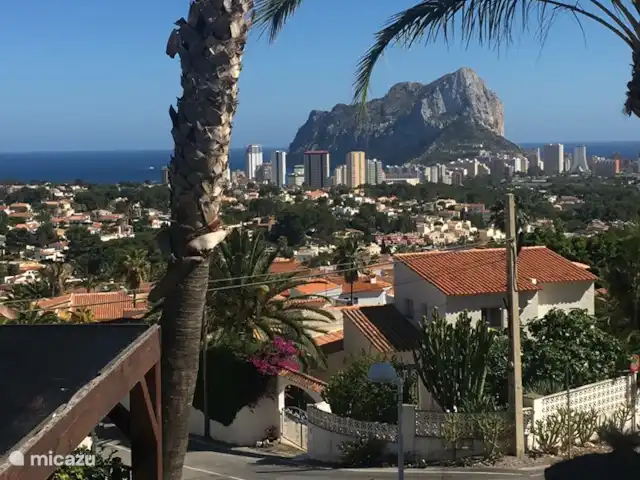 Casa Bonita huren in Spanje, Costa Blanca, Calpe - vakantiehuis Uitzicht vanaf het zwembad complex