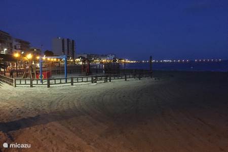 Evening walk along the beach