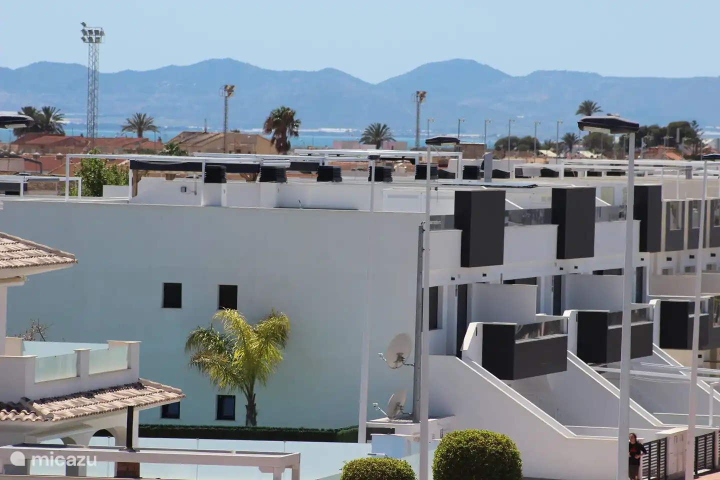 Meerblick von der Dachterrasse