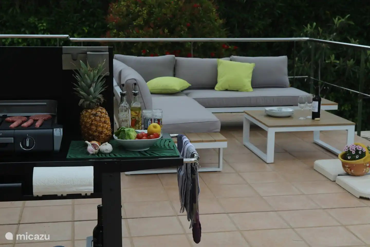 Profitez d'un barbecue sur la terrasse