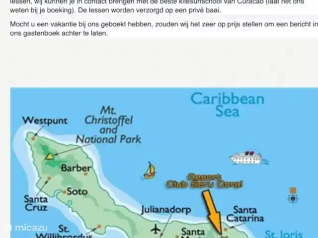 Location de Vacances Curaçao, Curaçao-Centre, Partisan du corail, studio - Studio de rêve Serucoral 32