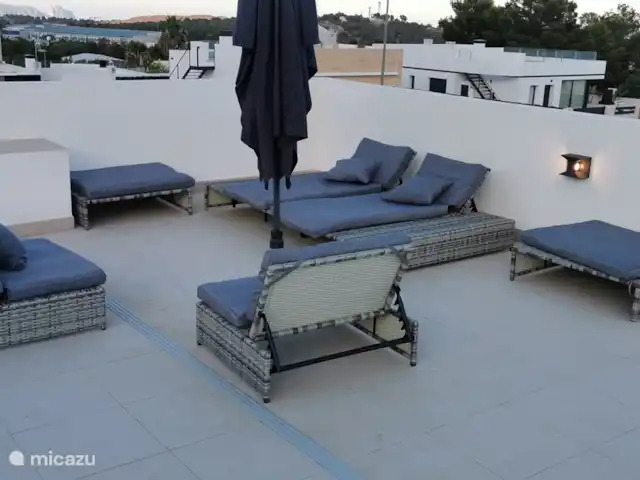 Location de Vacances Espagne, Costa Blanca, Polop, villa - Casa Principe Terrasse supérieure