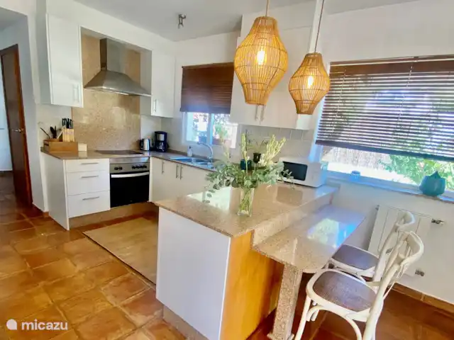 Maison Méditerranéenne | Espagne, Costa Blanca, Albir - chalet Cuisine vivante avec accès au jardin