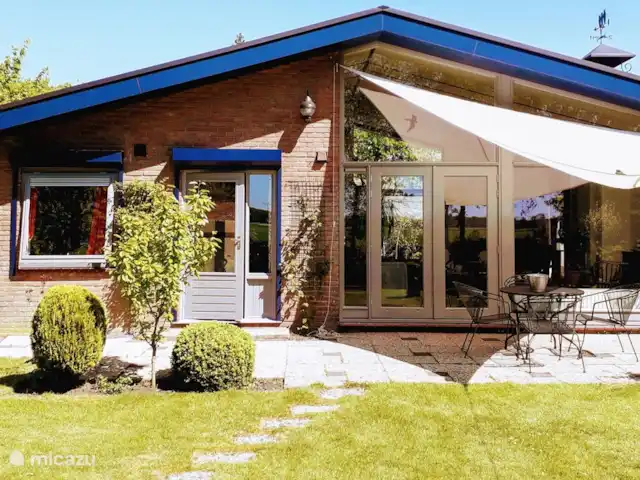 Weids uitzicht huren in Nederland, Zeeland, Ouwerkerk - bungalow Nog een keer de achterzijde