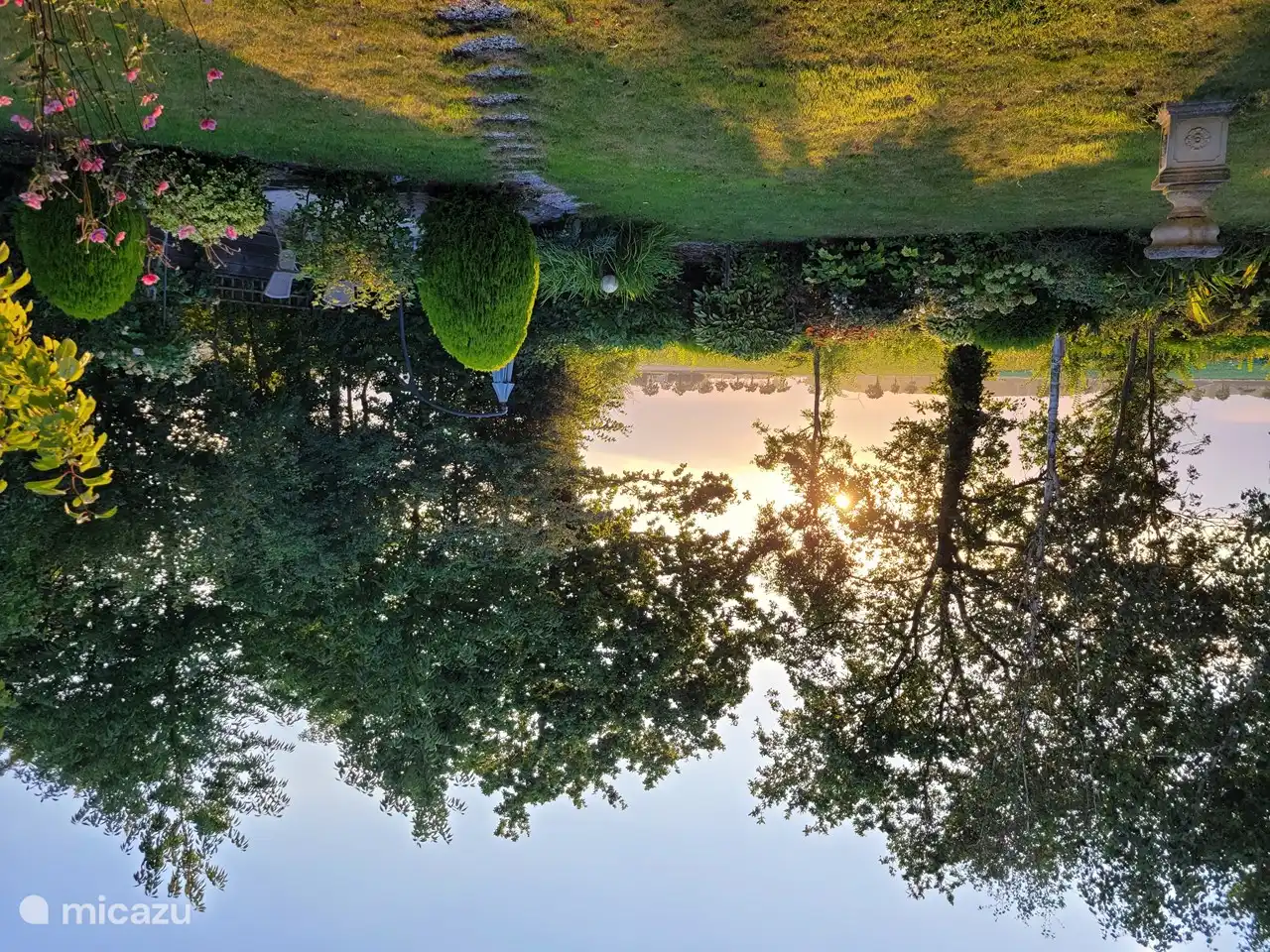 Vue depuis la terrasse du jardin